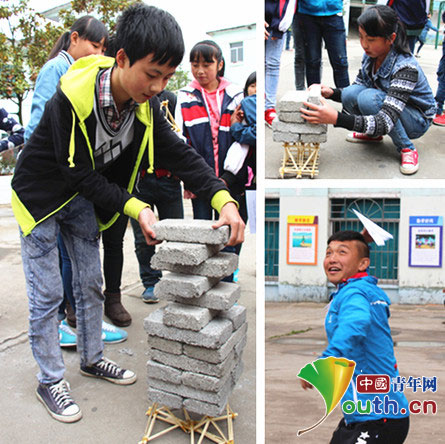 黎阳学校首届科技节有趣又富有创意的奥林匹克竞赛深受同学们的喜爱。